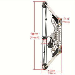 Mini Composite Bow Toy Stainless Steel Pulley Decompression