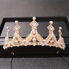 Rhinestone Crown Headband Hair Accessories for Party Girls