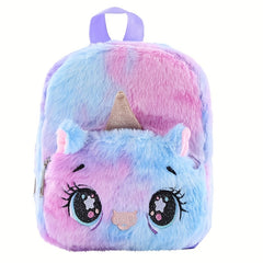 Unicorn Plush Small Schoolbag Girl Casual Backpack