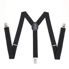 Men's 1inch Wide Plain Suspenders Overall