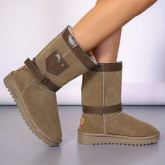 Women's Snow Boots Non Slip Warm Winter Hiking High Top Boots