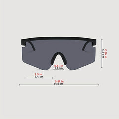 Men's Polarized Square Frame Sunglasses UV Protection