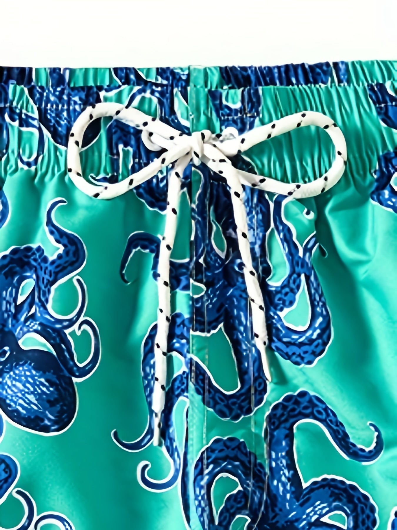 Octopus Pattern Men's Swim Trunks Quick Dry Beach Shorts Swimwear