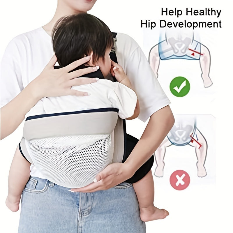 3D Mesh Baby Sling Carrier Adjustable Toddler Shoulder Strap