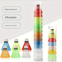 12pcs Multicolor Foam Head Badminton Shuttlecocks