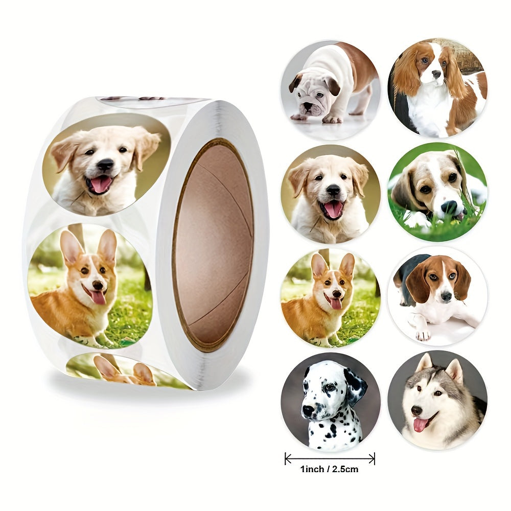 1500pcs Animal Stickers Roll - Teacher Classroom Reward Handbook Gift Decoration