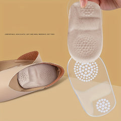 Silicone Half Sole Pads for Pain Relief in Women's and Men's Shoes