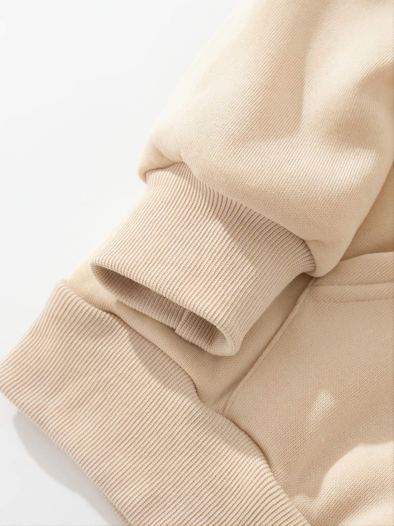 Apricot Hoodie with Kangaroo Pockets for Women