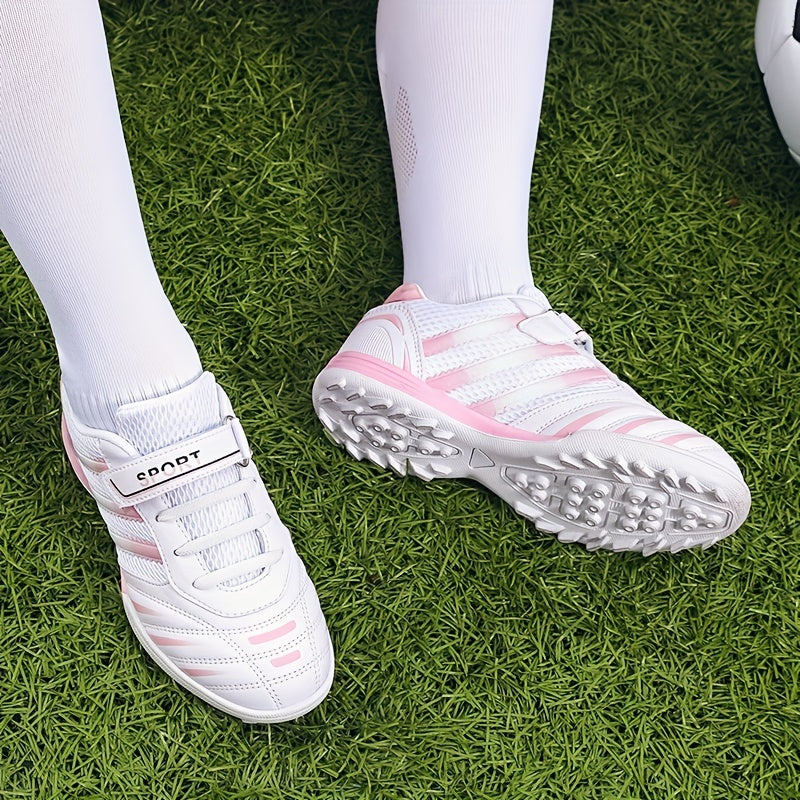 Kids Athletic TF Soccer Cleats Lightweight Comfortable Sports Shoes