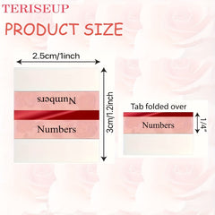 Rose Foil Edged Tabs for Old and Testament