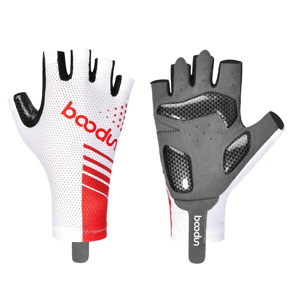 1pair Cycling Riding Gloves Outdoor Sports Half Finger Gloves