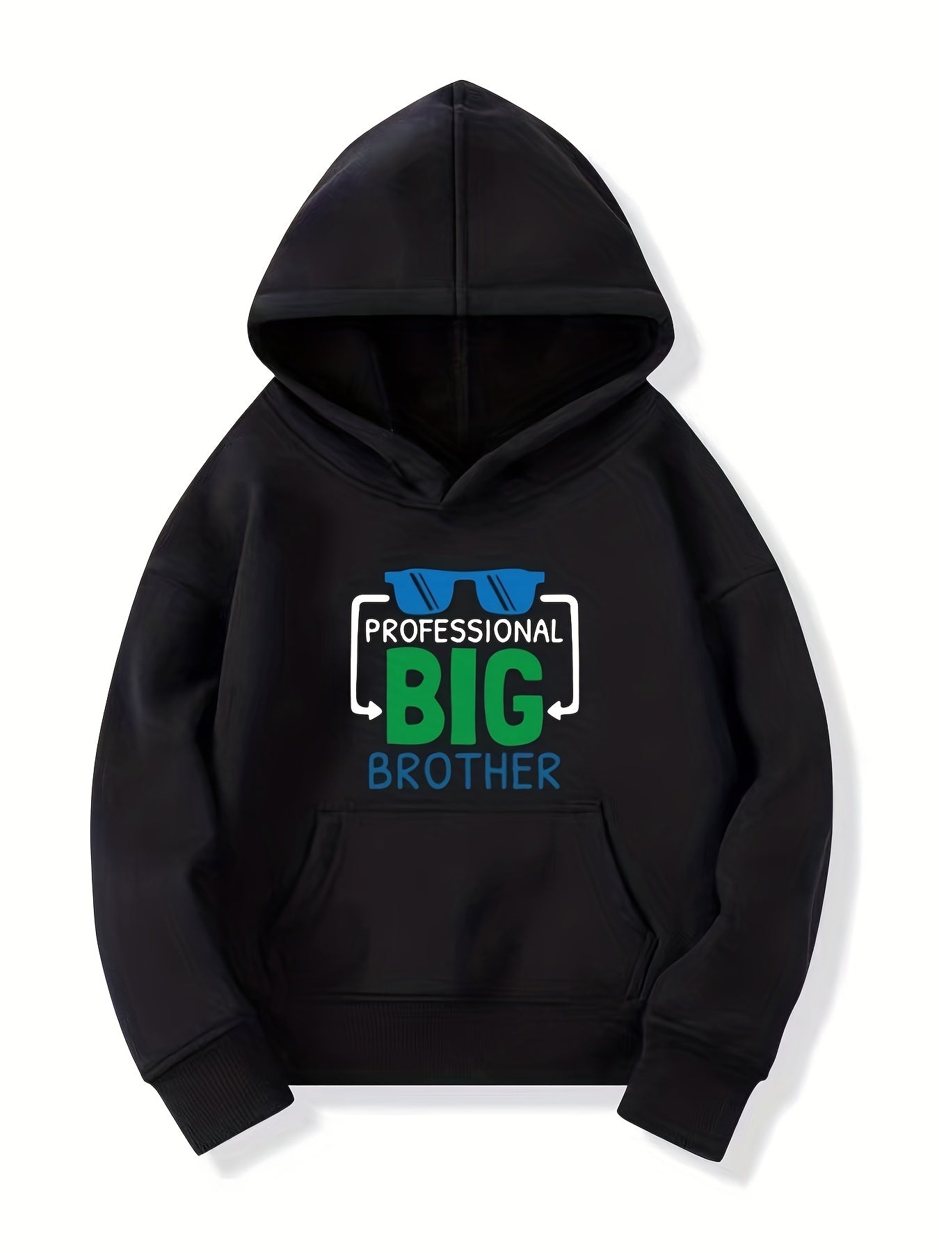 PROFESSIONAL BIG BROTHER Letter Print Boys Casual Pullover