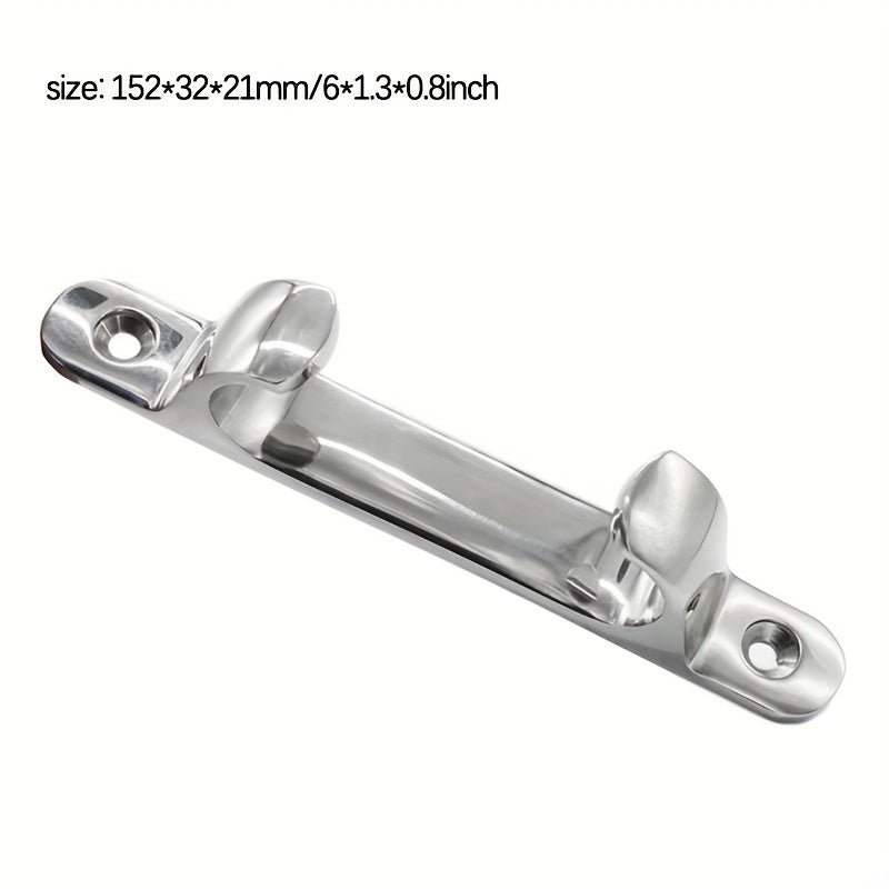 1pc Stainless Steel 15 Marine Mooring Cleat For Boat Yacht