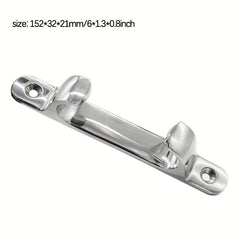 1pc Stainless Steel 15 Marine Mooring Cleat For Boat Yacht