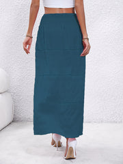 Summer Maxi Skirt High Waist Long Women's Clothing