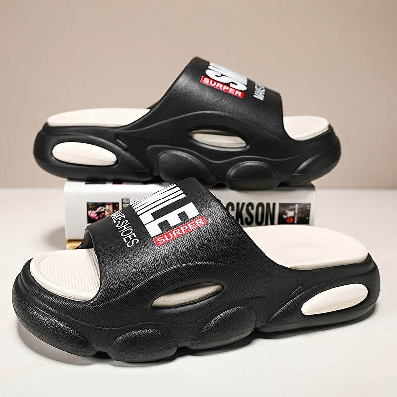 Letter Pattern Thick Sole Sandals for Women