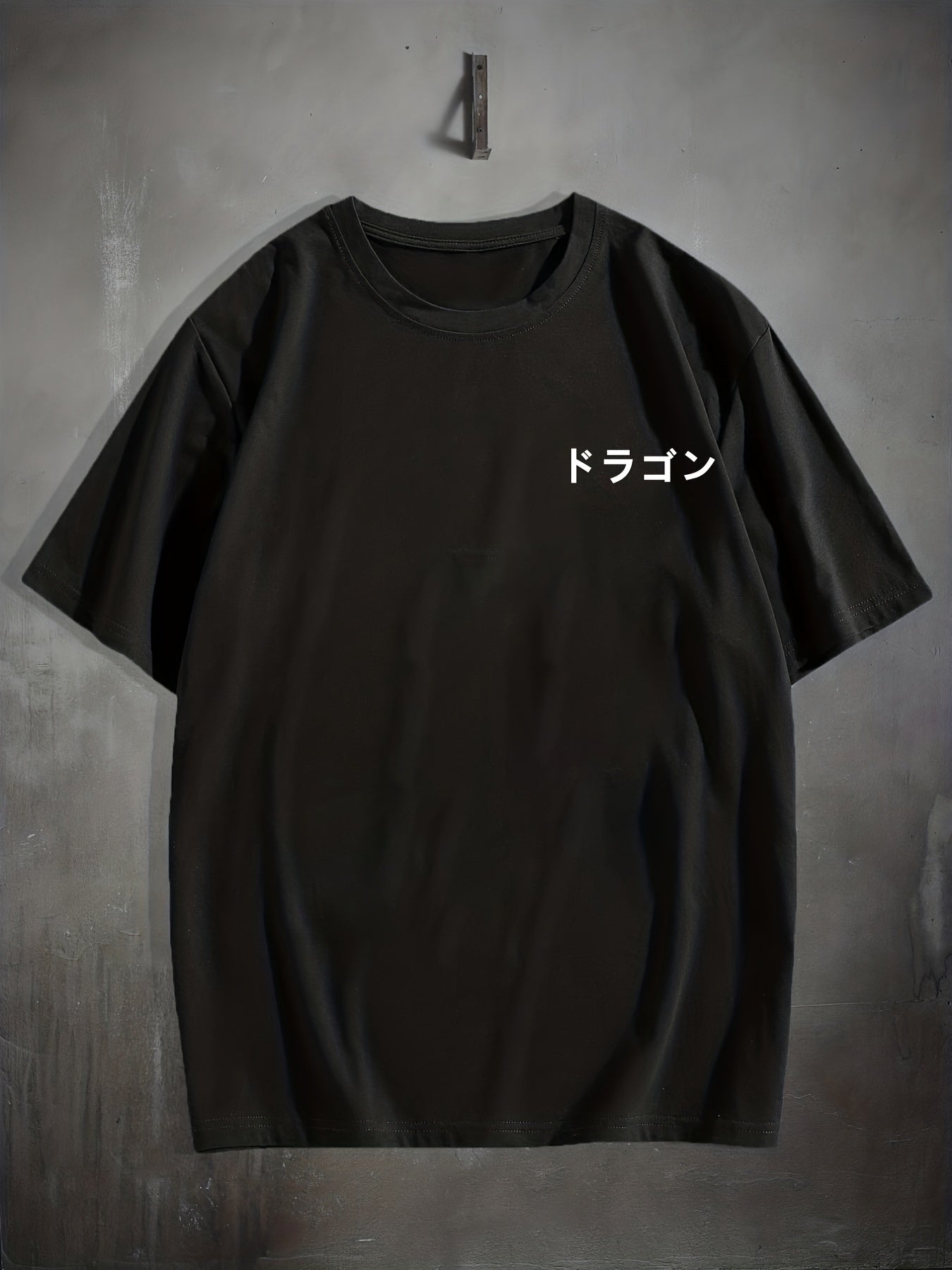 Men's Dragon Graphic T-Shirt for Summer Outdoor Activities