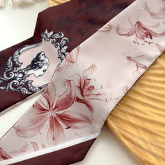 French Bow Vintage Headband Thin Long Scarf Ribbon Accessories