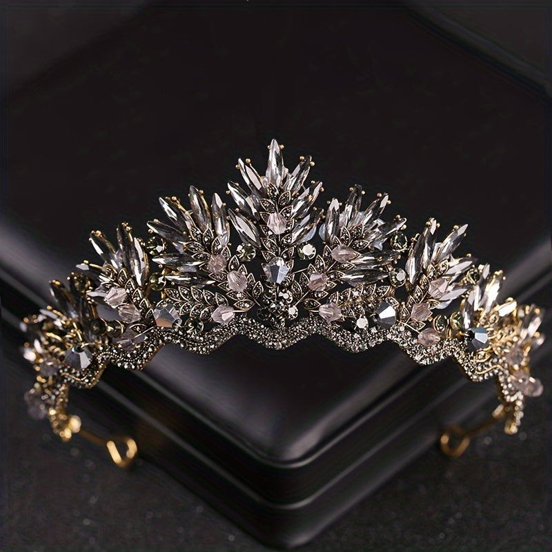 Vintage Crystal Bridal Tiara Wedding Women Hair Jewelry