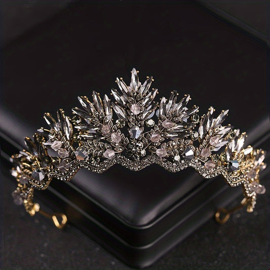 Vintage Crystal Bridal Tiara Wedding Women Hair Jewelry