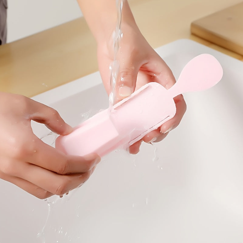 Plastic Kitchen Rice Spoon Rack Storage Organizer