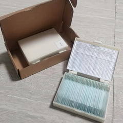 30pcs Biological Glass Sample Prepared Basic Science Specimen Set