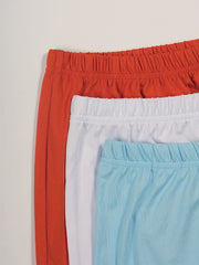 6 Pack Plus Size Pajama Set - Solid Tank Top & Shorts