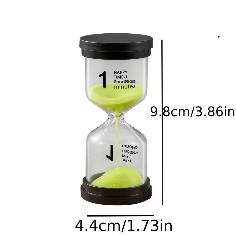 6pcs Hourglass Timer Set 1-30 Minutes Brushing Teeth Learning Quicksand Bottle