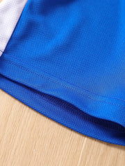 Boys 3pcs Mesh Breathable Sports Shorts Set