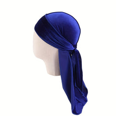Kids Velvet Durags Bandana Turban Hat Doo Rag Waves Cap Headband Wraps