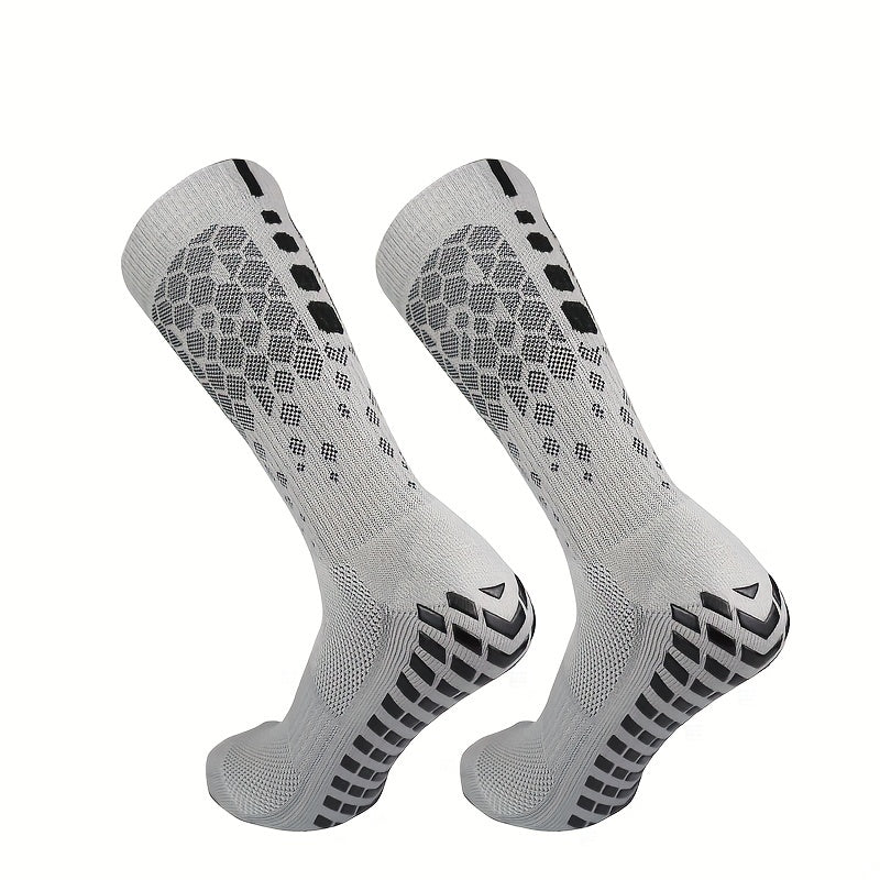 Breathable Sports Soccer Socks Compression Non-slip Silicone Outdoor Running