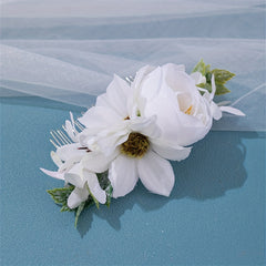 Girls Sweet Flowers Hair Combs Princess Decorative Hair Accessories