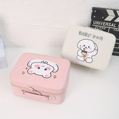 Large Capacity Cartoon Graphic Travel Toiletry Bag with Handle