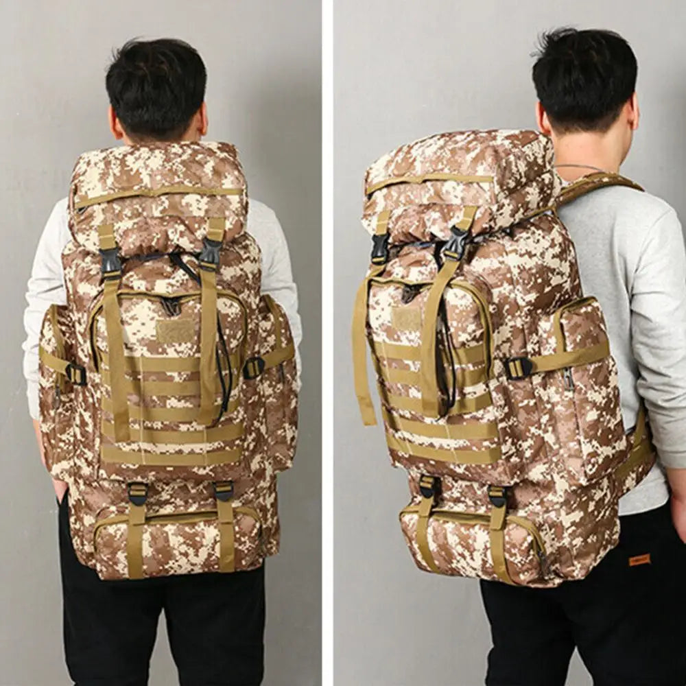 80L Outdoor Sports Travel Backpack Mountaineering Tote Bag