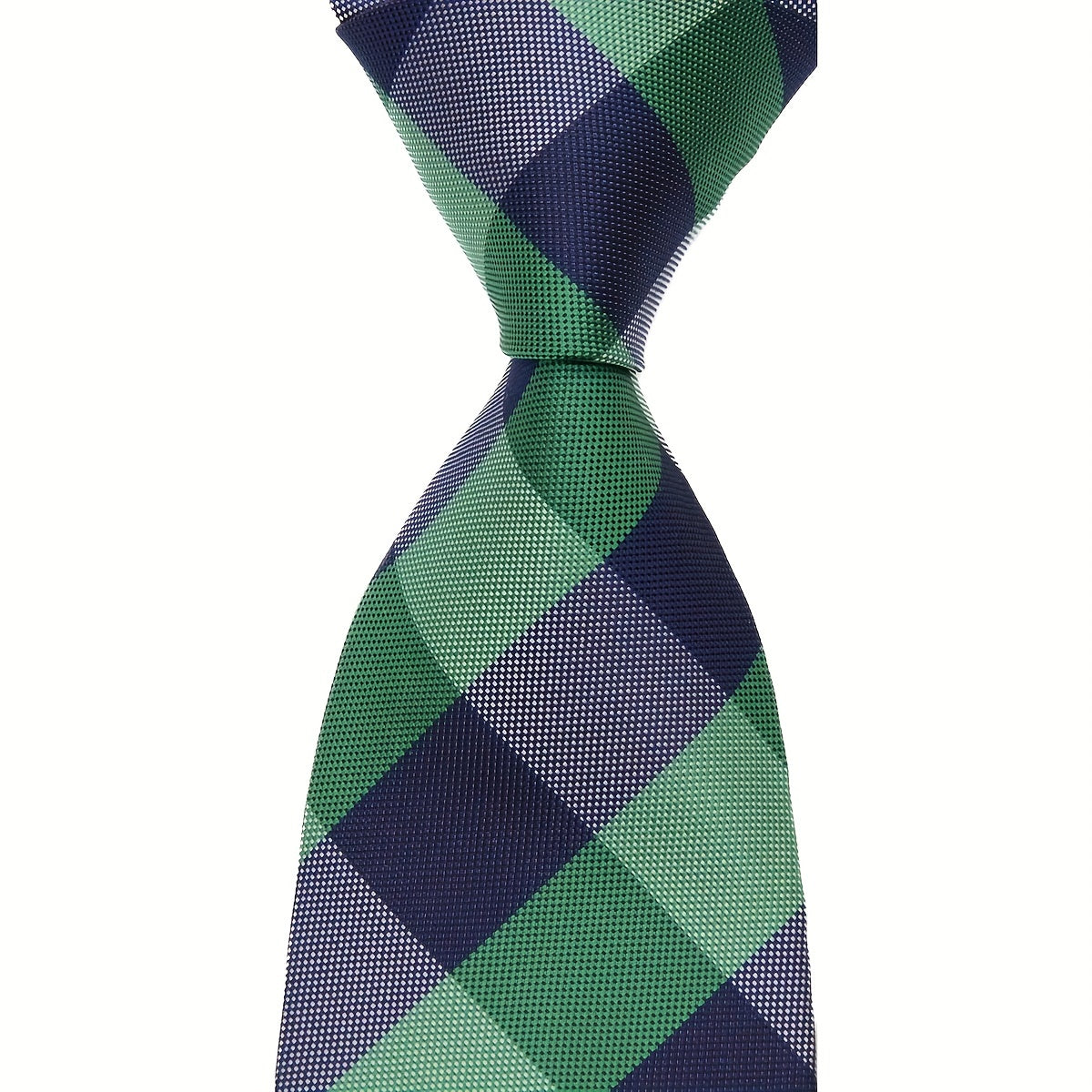 Jacquard Plaid Pattern Men's Tie