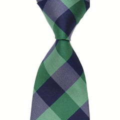 Jacquard Plaid Pattern Men's Tie