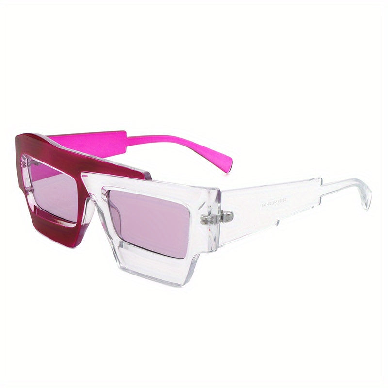 Y2K Irregular Frame Sunglasses Block Glasses UV400