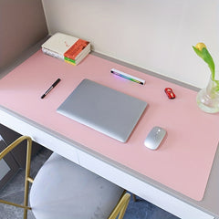 Double Sided Leather Mouse Pad Medium Office Computer Desk Pad Non-Slip 30 x 59