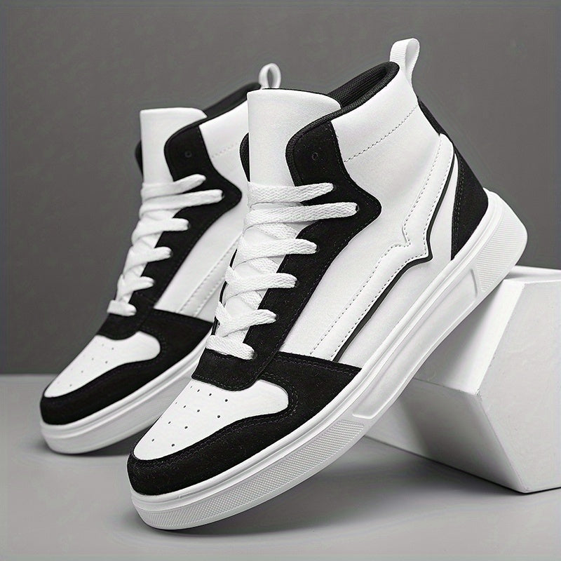 Men's High Top Skate Shoes Non Slip Casual Shoes