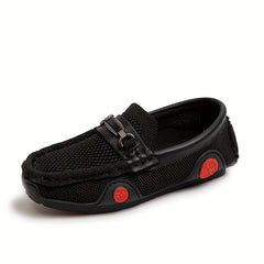 Boys Woven Loafer Shoes Breathable Comfortable Non Slip