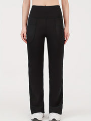 High Waisted Bootcut Leggings With Pockets Flared Yoga Pants