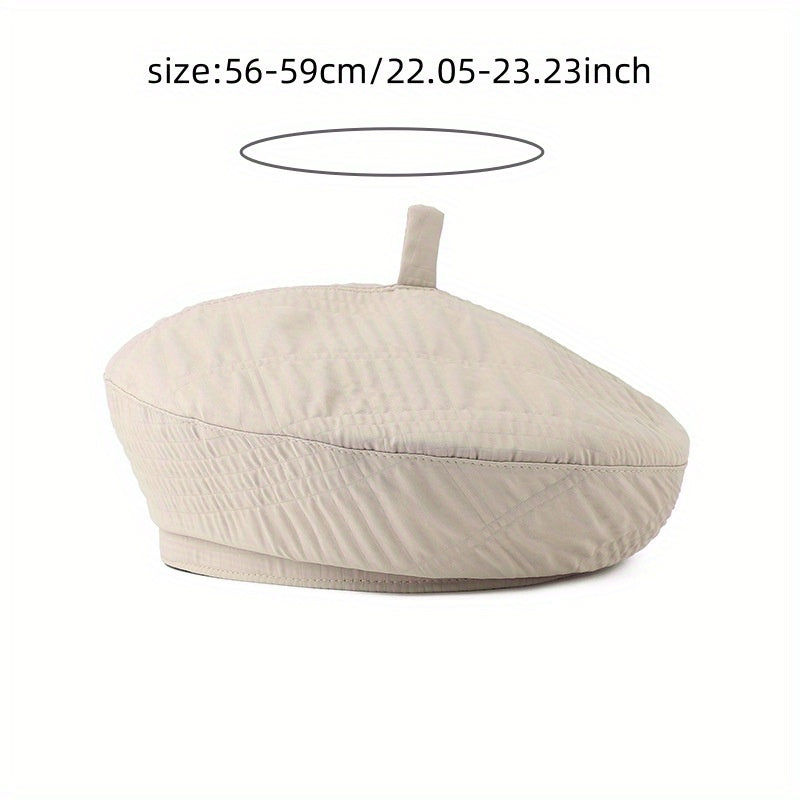 Japanese Style Painter Hat Thin Spring Summer Fashionable Flattering Unisex