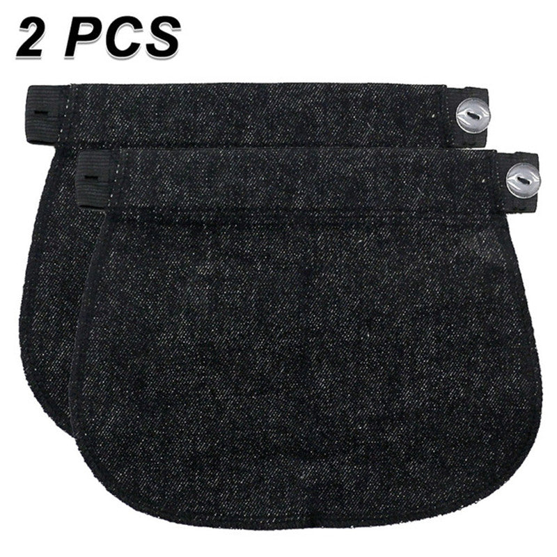 2pcs Denim Fabric Extender Buckle for Fat Belly Jeans