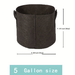 10pcs Potato Planter Bag 3-10 Gallon Portable Planter Bag Breathable Heavy Duty
