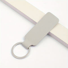 Vintage Car Keychain PU Leather Sublimation Blank Key Ring Pendant