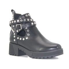 Women's Ankle Boots Cut Out Rivet Booties