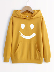 Japanese Print Boys Sweatshirt Long Sleeve Crew Neck Tops Kids Clothing