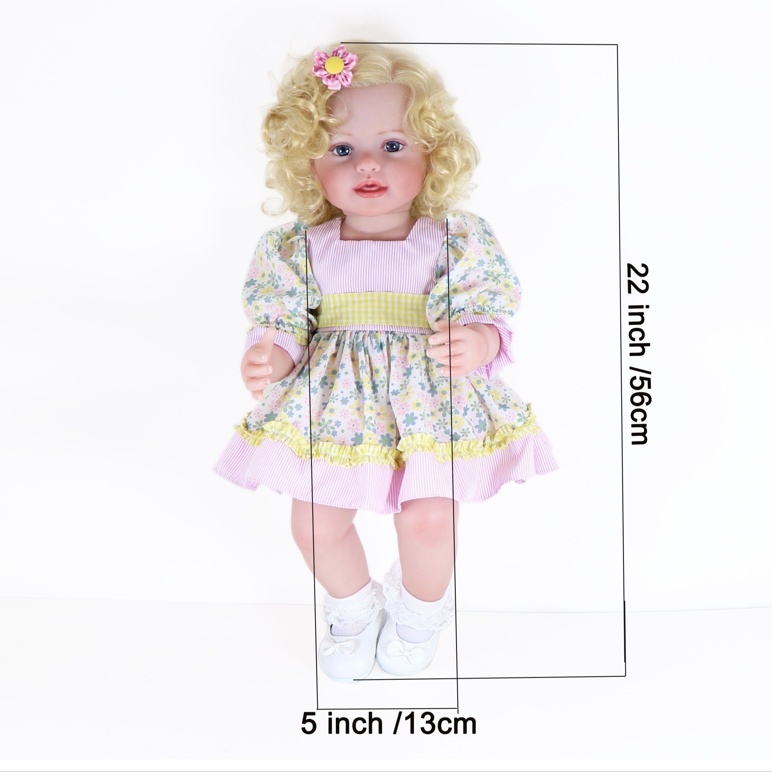 55 88 Cm Flamingo Girl And Toddler Girl Doll With 3D Painted Skin & Soft Hair
