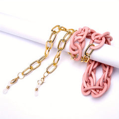 Acrylic Eyeglasses Lanyard Strap Anti Slip Glasses Chain Face Covering Retainer