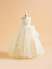 Girls Mesh Puffy Princess Dress Gown For Party or Wedding